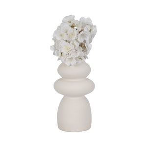 12" Hidaka Large Vase, Ivory