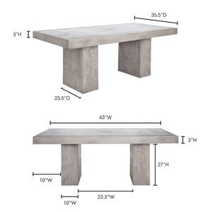 Aurelius 2 Outdoor Dining Table