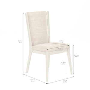 289 - Blanc - Uph. Side Chair