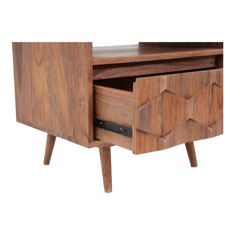 O2 Nightstand Brown