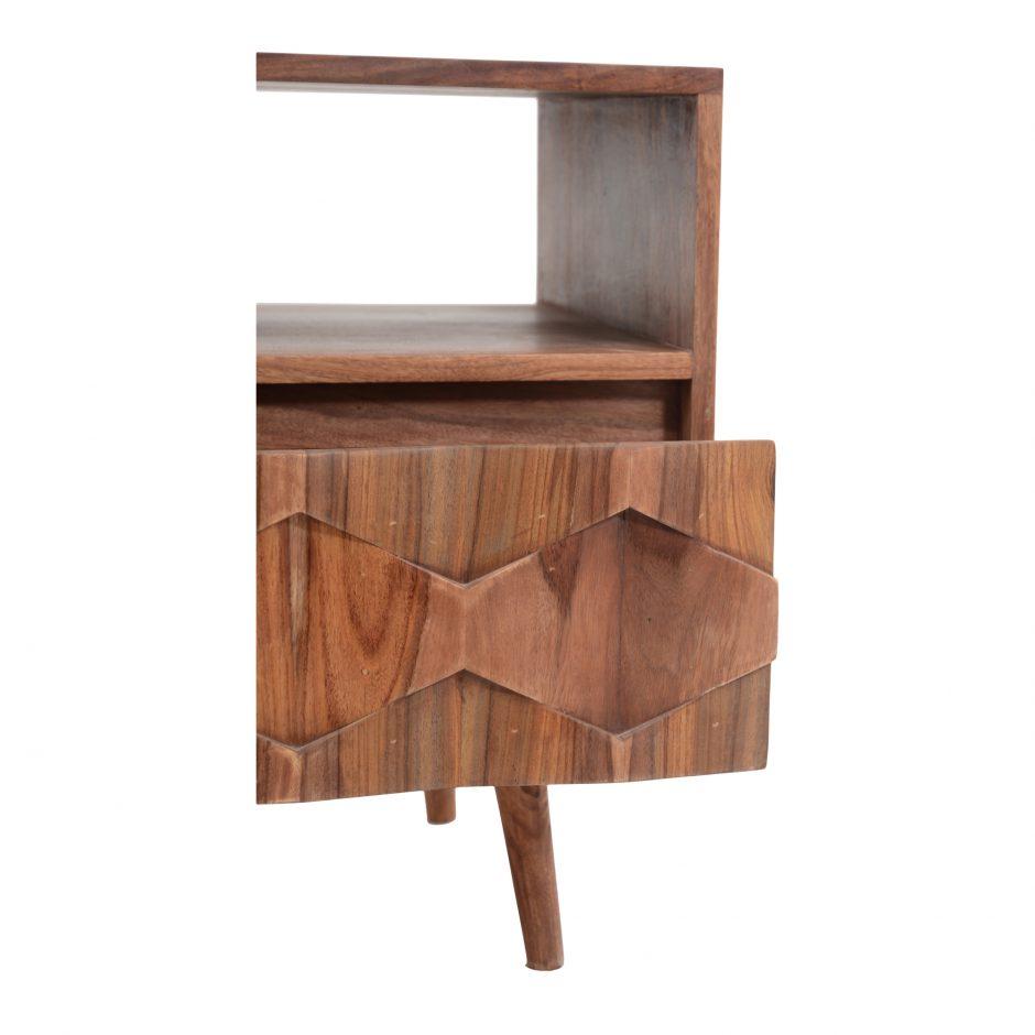 O2 Nightstand Brown