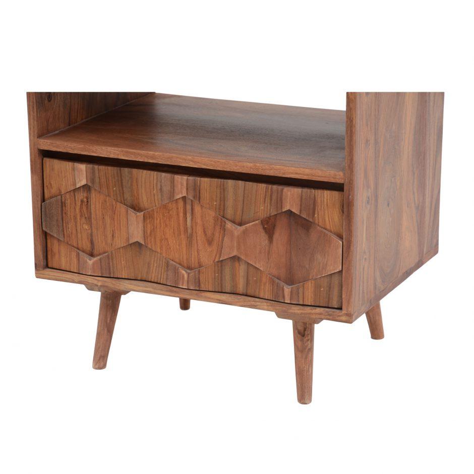 O2 Nightstand Brown