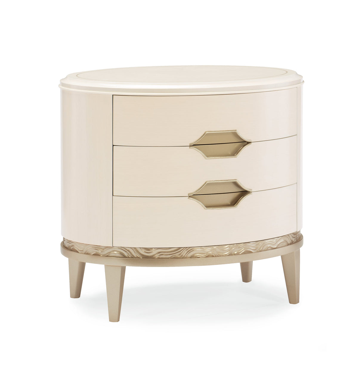 Adela - Oval Nightstand