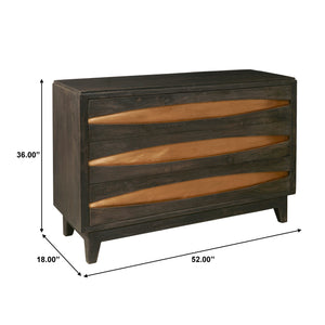 Modern Copper Three Drawer Chest