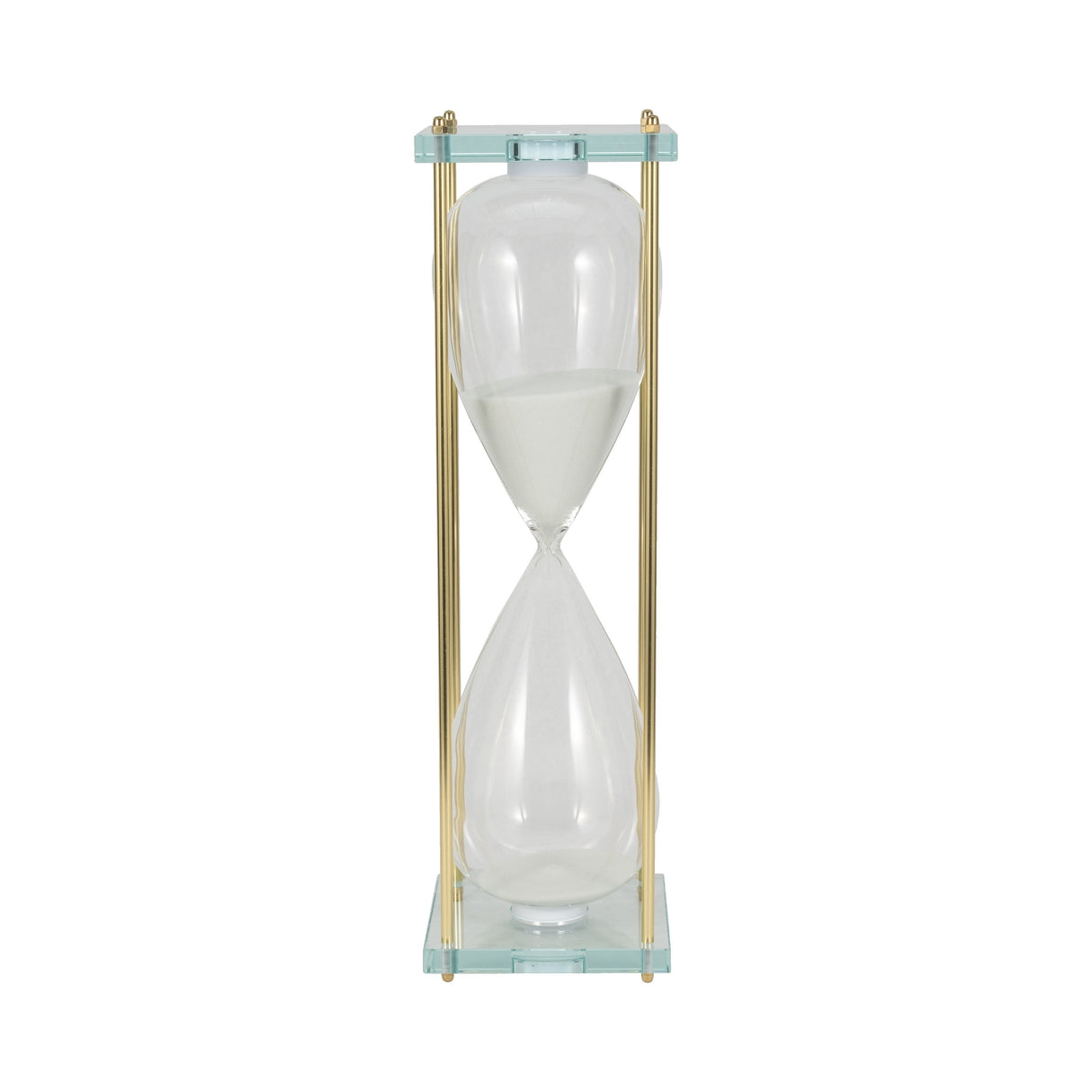 24" Reynolds Medium White & Gold Hourglass