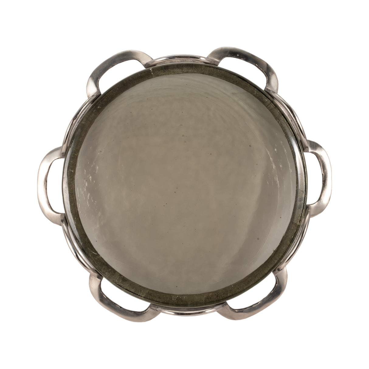 16" Palmas Large Silver Link Tray