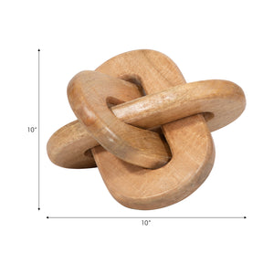 Wood, 10" Decorative Knot, Natural