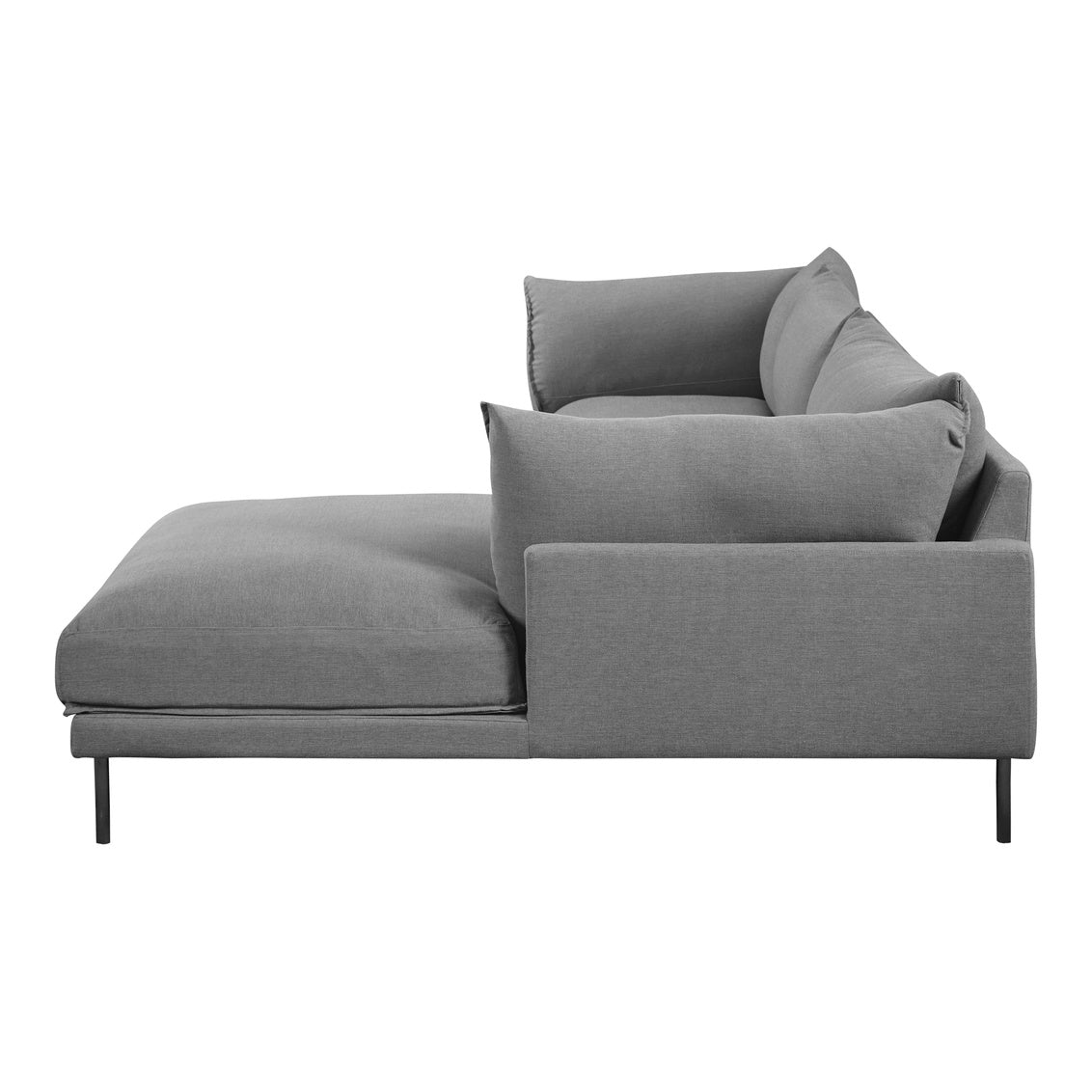 Jamara Sectional Charcoal Right