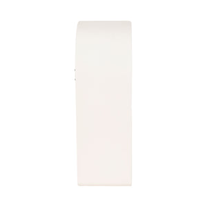 24" Arch Rough Finish Wall Shelf, White