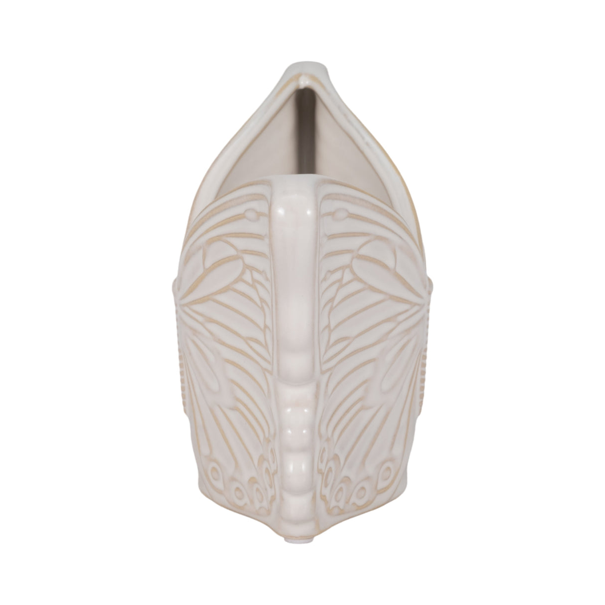 7" Butterfly Planter, Ivory