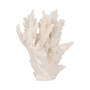 10" Coral Reef D?cor, White