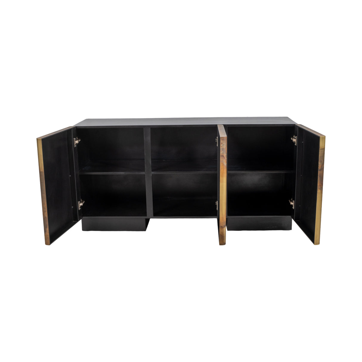 60" Lavish Mango Wood Sideboard, Brown