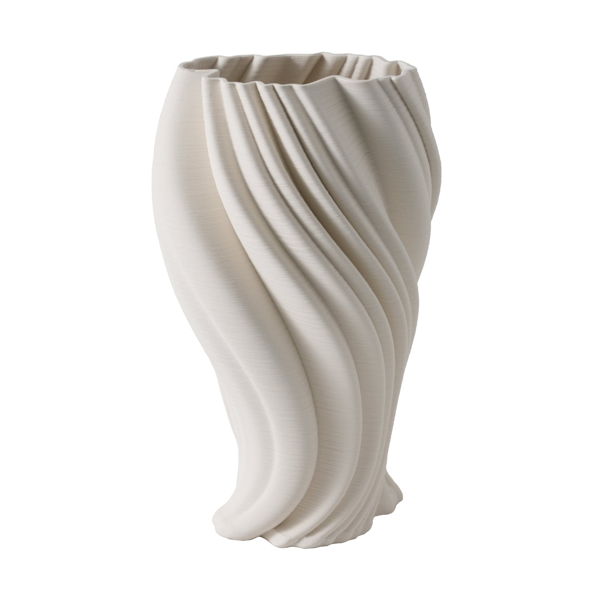 13" Waveform 3d Printed Vase