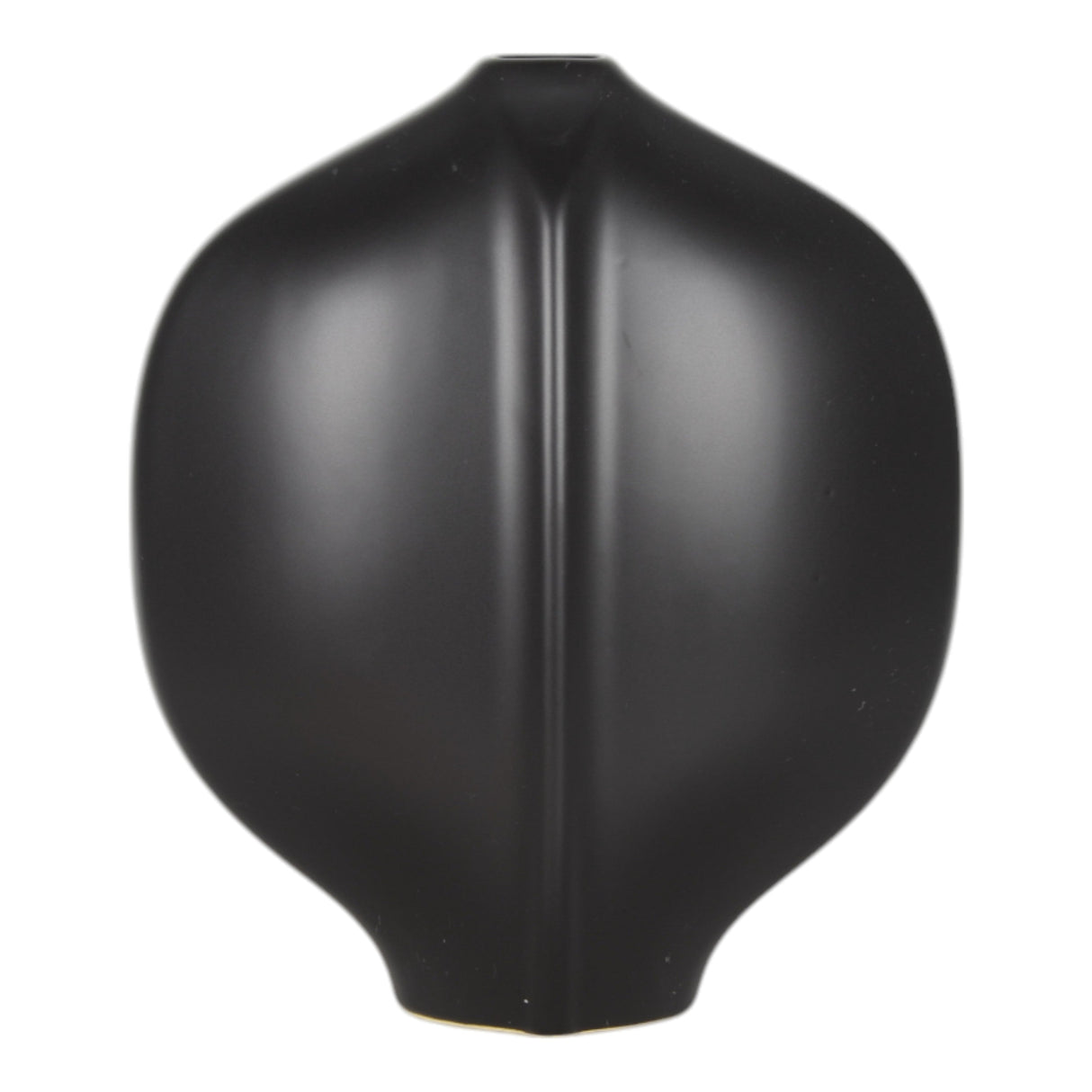 12" Polten Small Black  Vase
