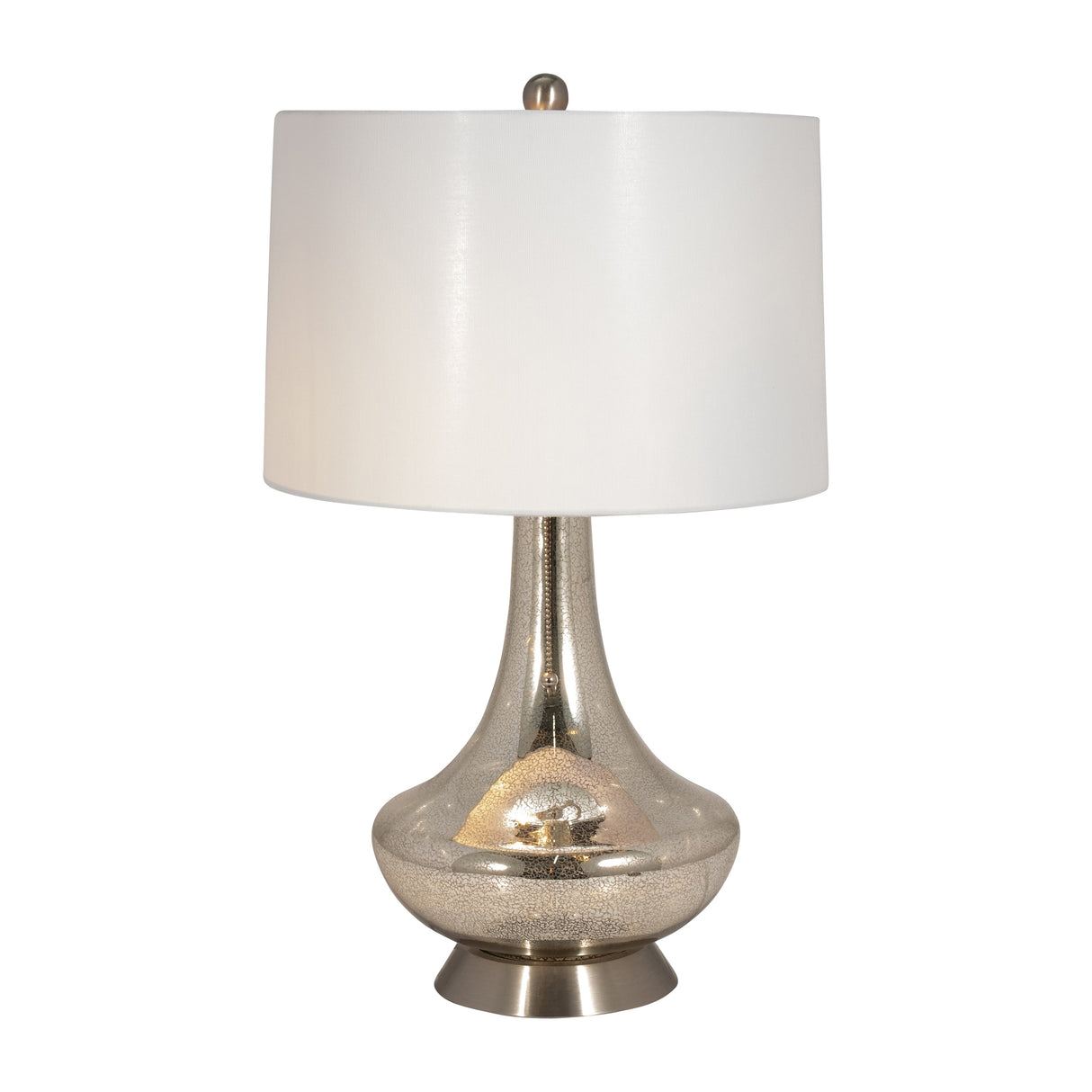 27''glass Table Lamp, Champagne