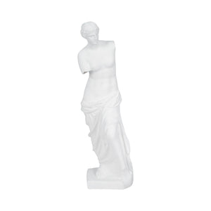 19" Roman Goddess Statue, White