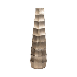 20" Terini Small Metal Vase, Gold