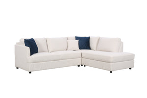 Blue Pearl Cream Sectional