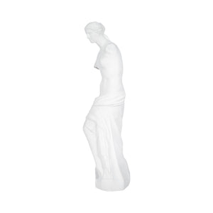 19" Roman Goddess Statue, White