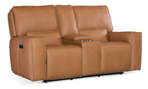 Miles Zero Gravity Console Loveseat with Power Recline & Power Headrest