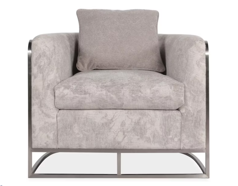 Wood Frame Upholstered Accent Chair (Cloud) KD