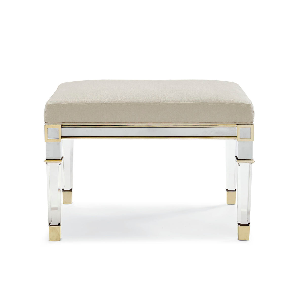 Classic - Silver And Gold Ottoman