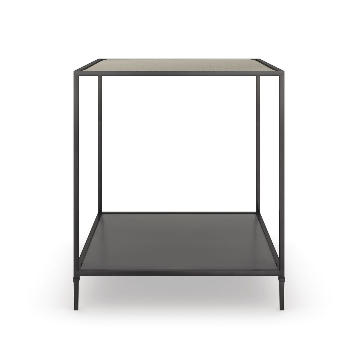 Caracole Classic - Smoulder Square End Table