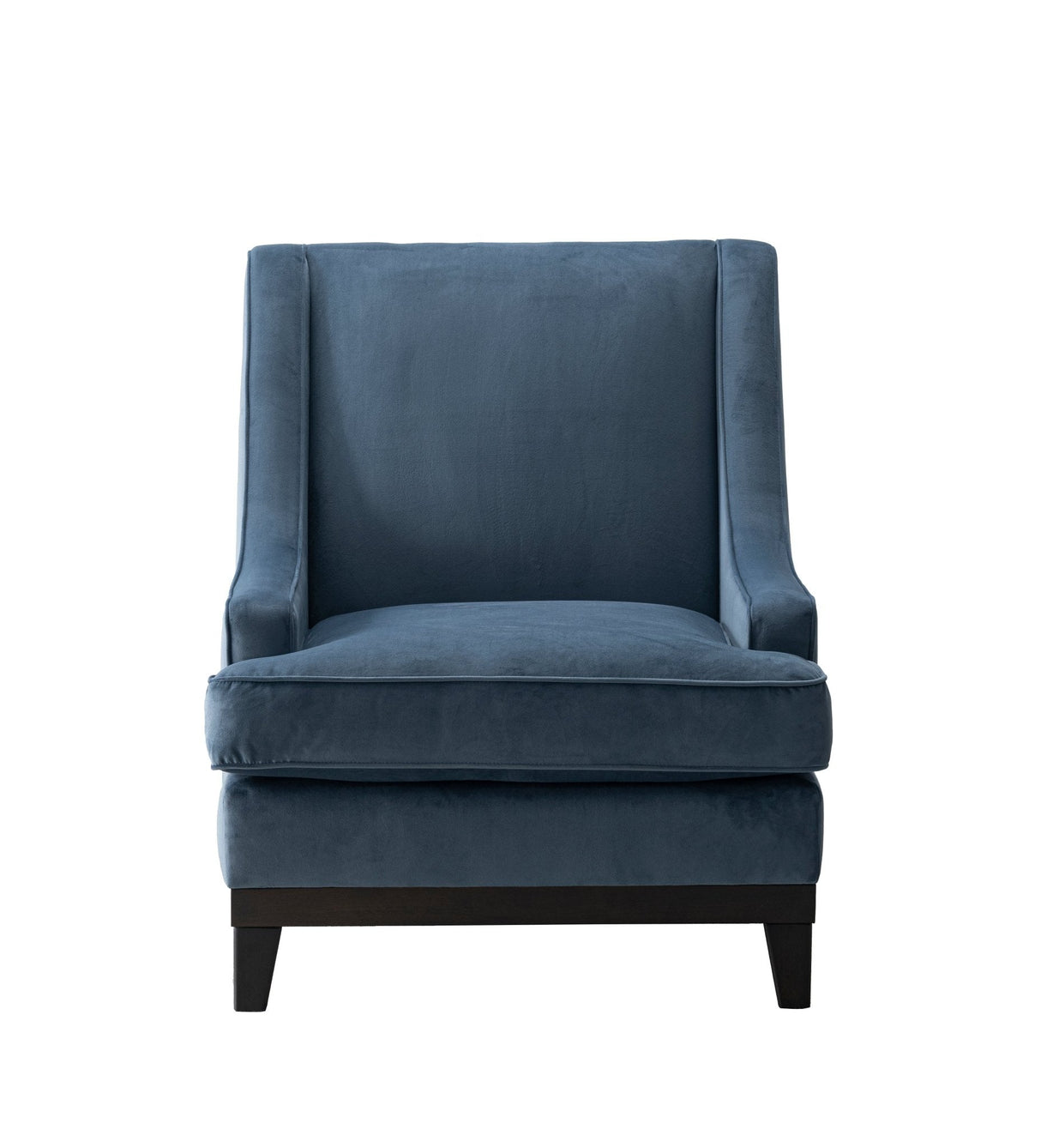 Classy By Noha Albabtain Blue Velvet Chair