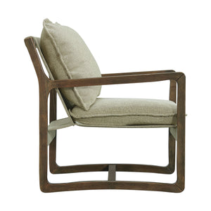 Spitfire Wood Trim Chair In Mekinney Fawn