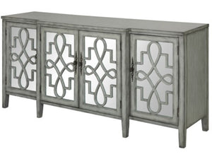 Isabelle Gray Mirrored Sideboard