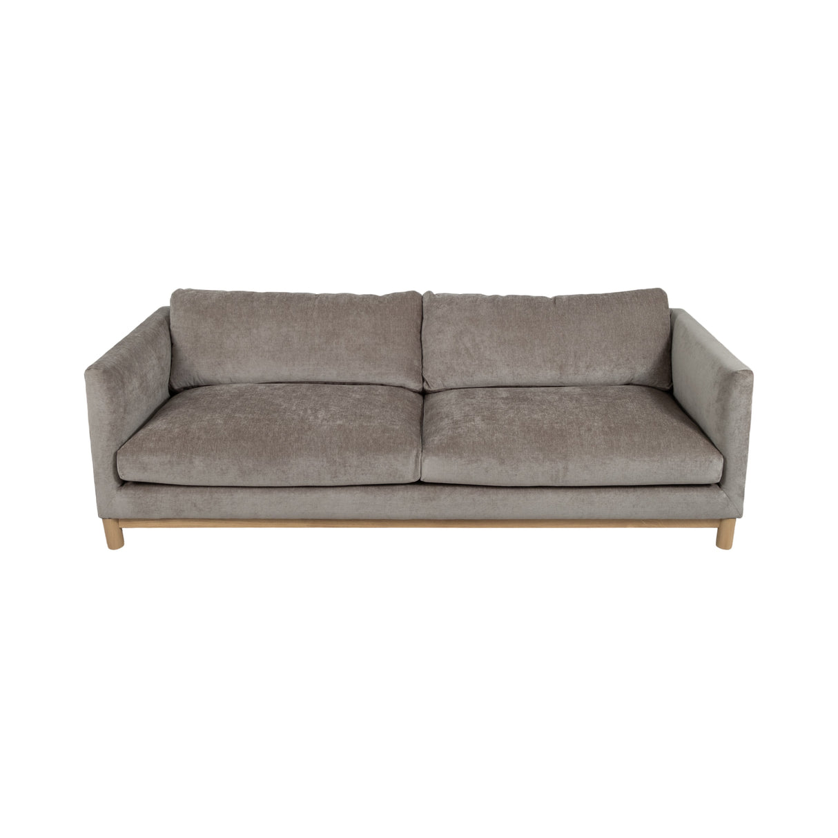 94" Bennett Sofa, Gray/green