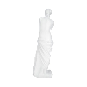 19" Roman Goddess Statue, White