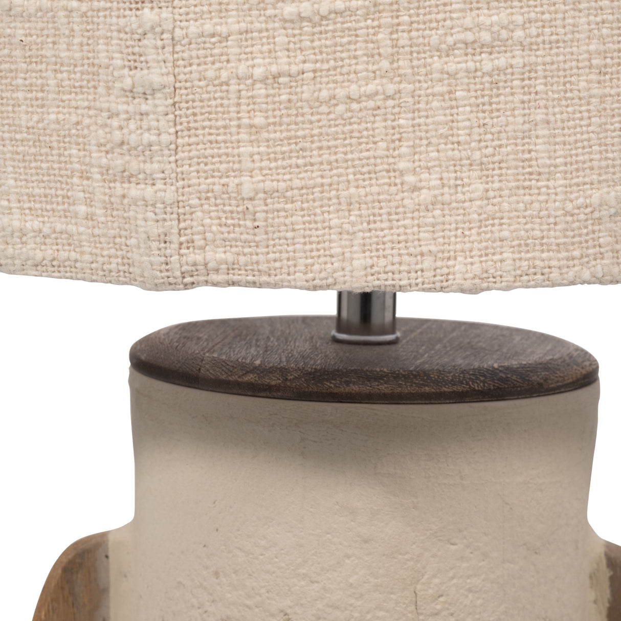 Ecomix, 24" Organic Table Lamp, Ivory