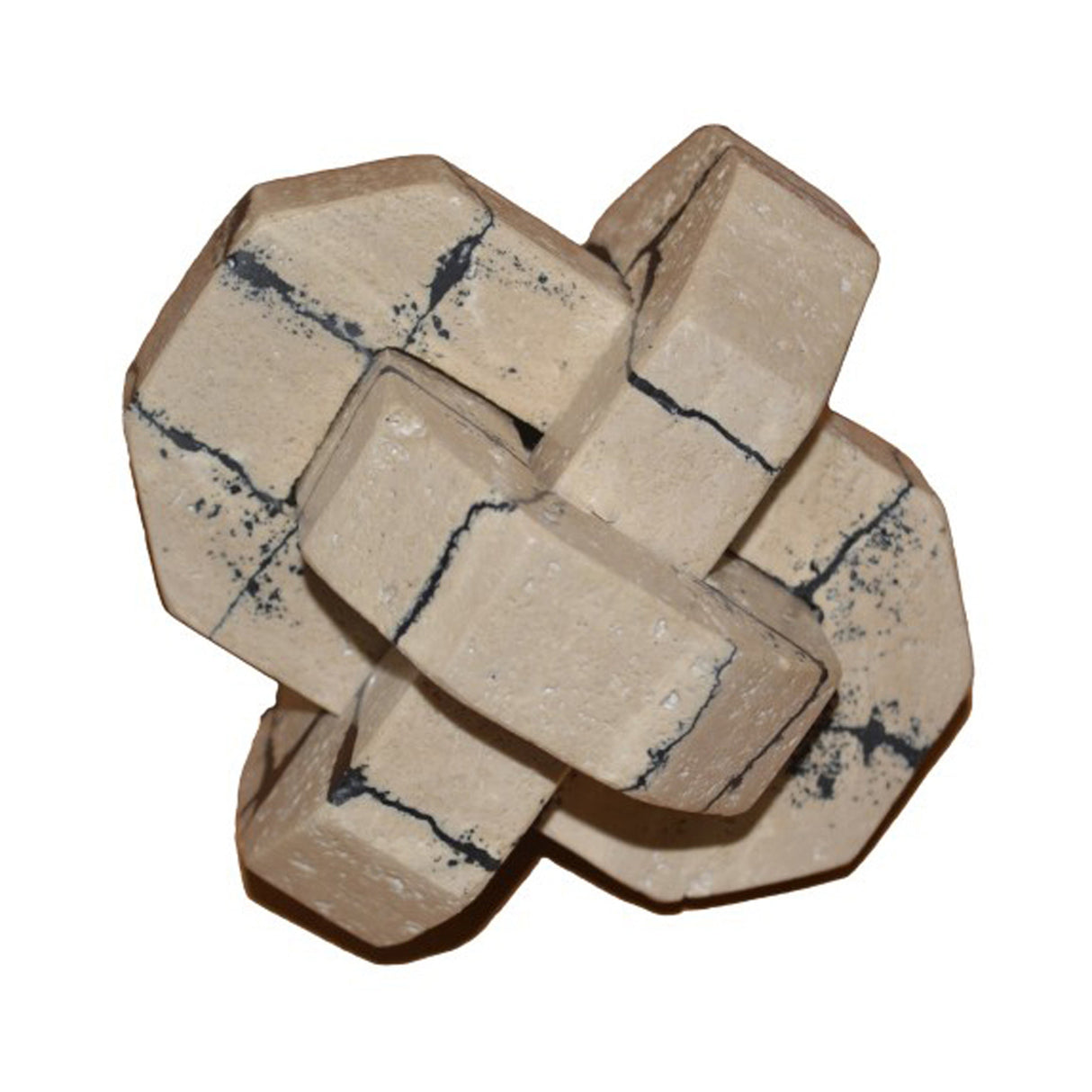 5" Gorda Small Crackle Travertine Knot