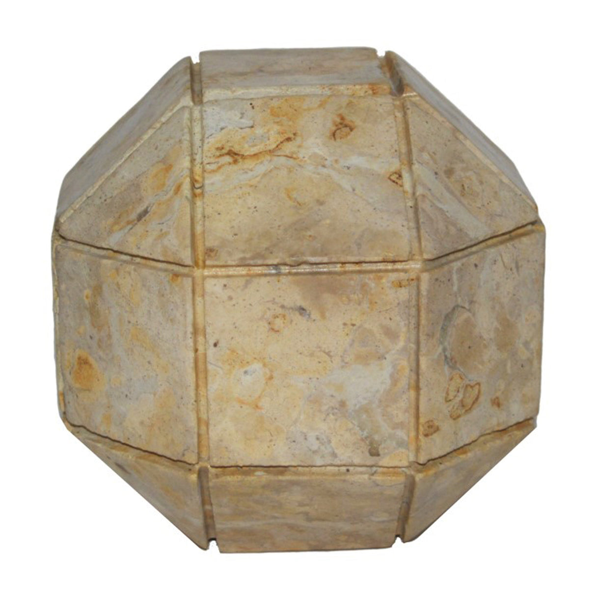 6" Pompano Large Beige Marble Sphere