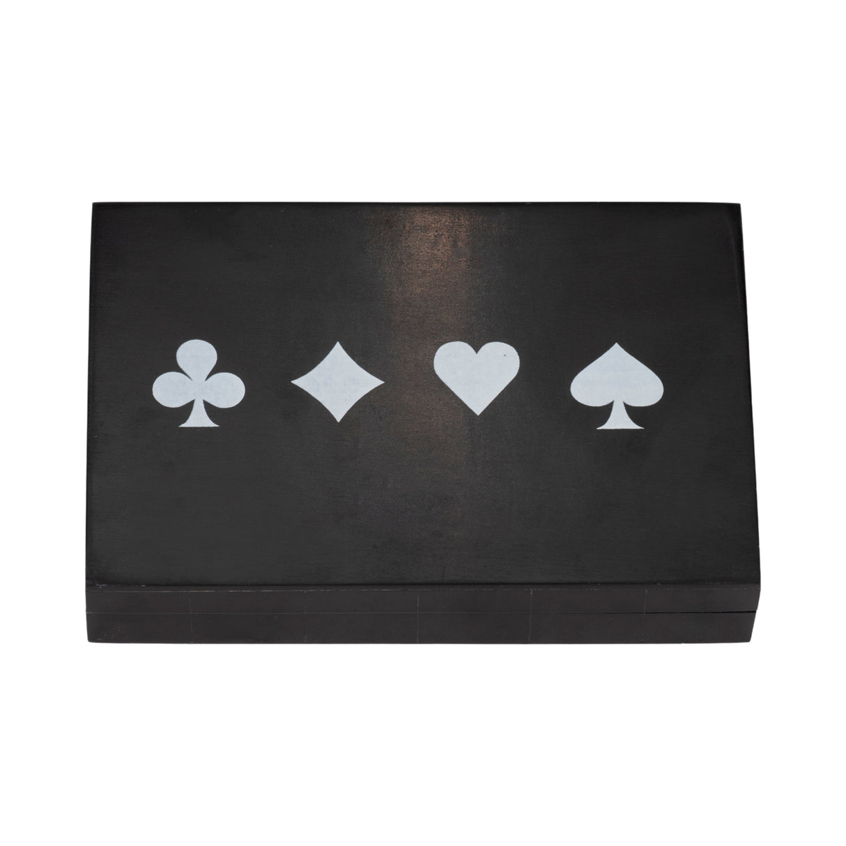 7" Cards & Dice Box, Black/white