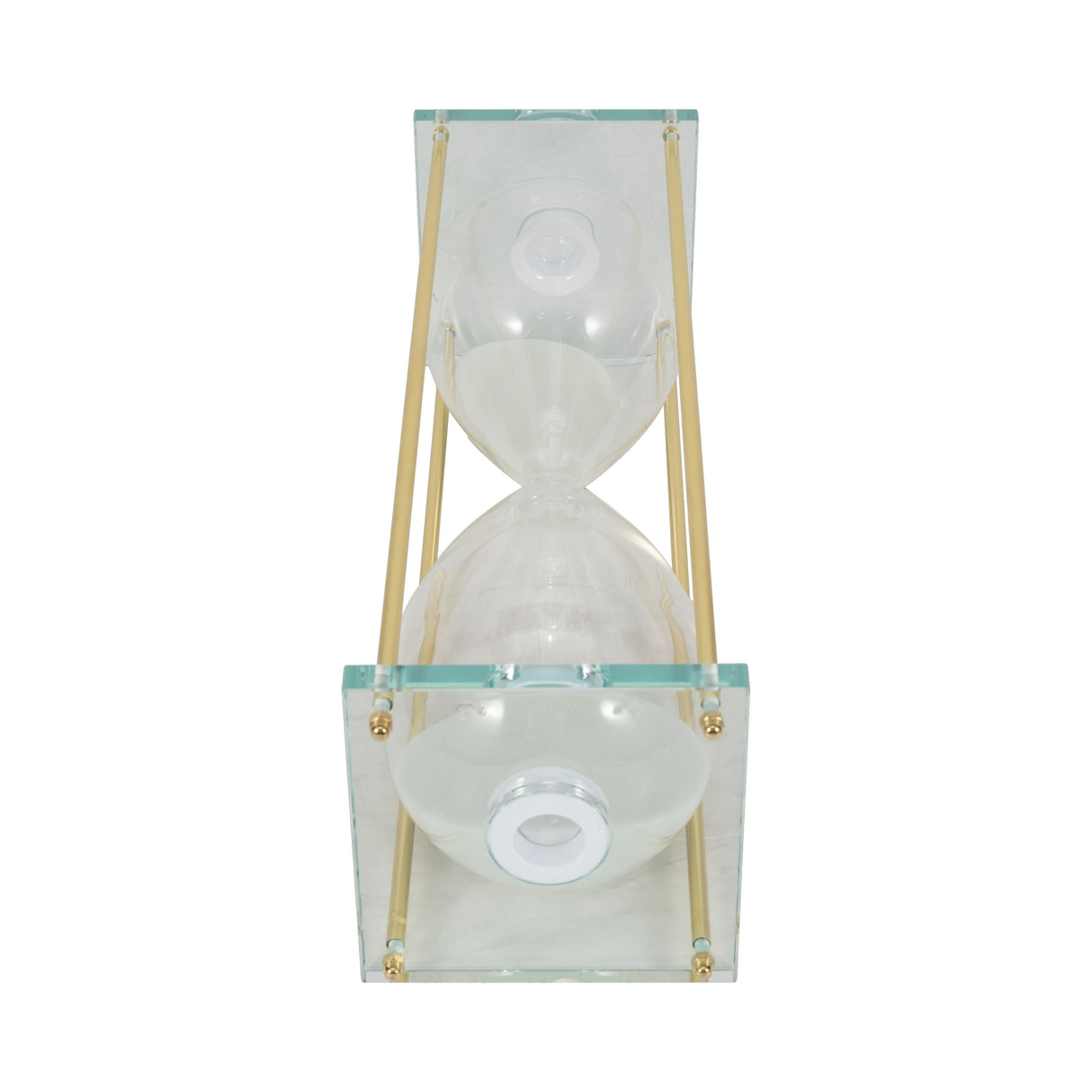 24" Reynolds Medium White & Gold Hourglass