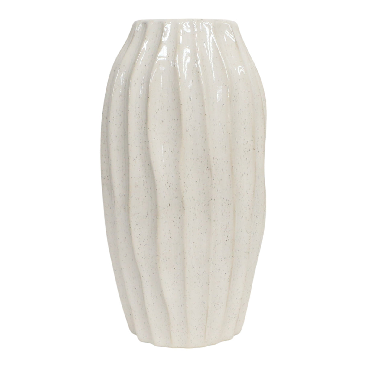 14" Gila Large Cream Vase