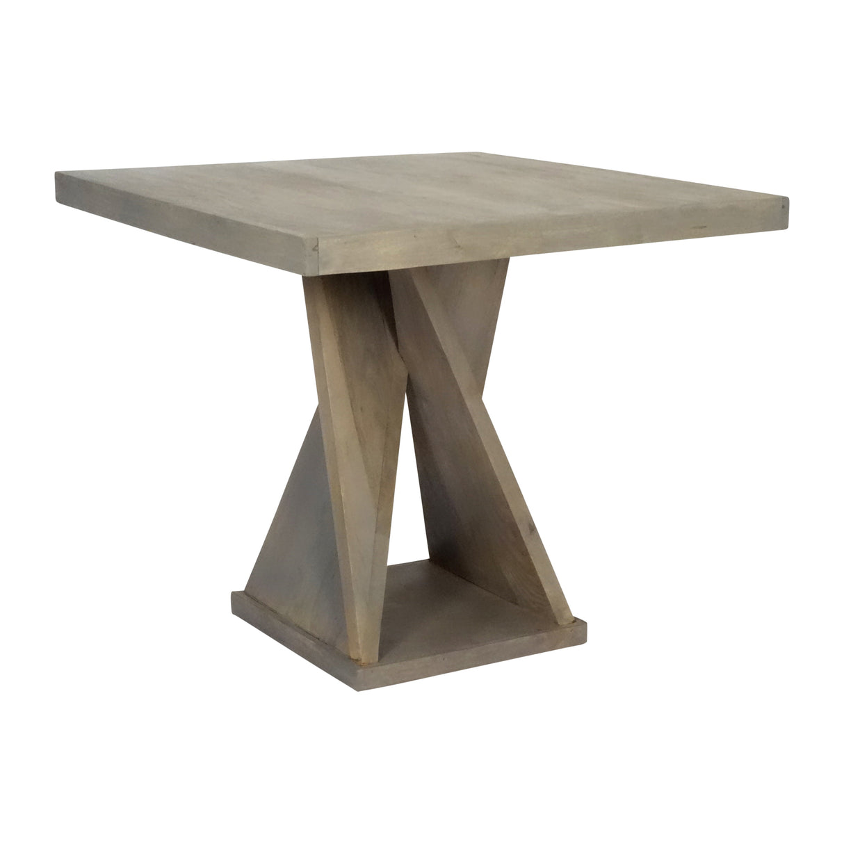 32" Jamye Large Grey Wood Table