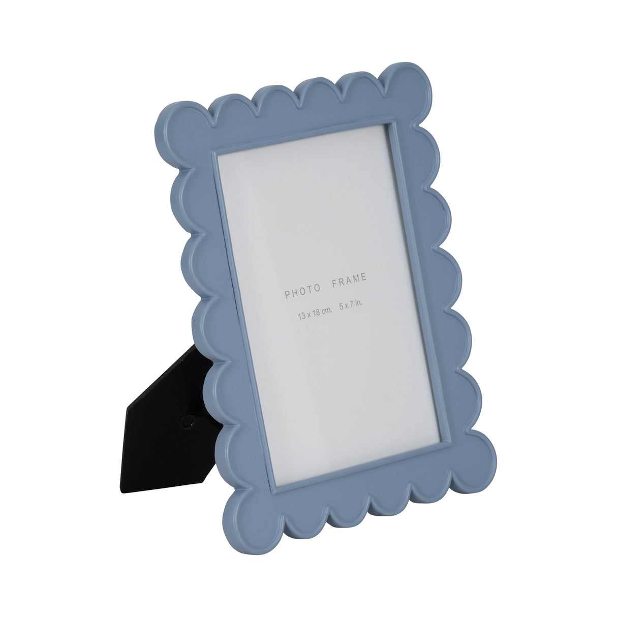 5x7 Scallop Edge Photo Frame, Blue