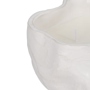 20oz Citro Candle Wavy Bowl, White