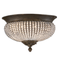 Cristal De Lisbon, 2 Lt Flush Mount