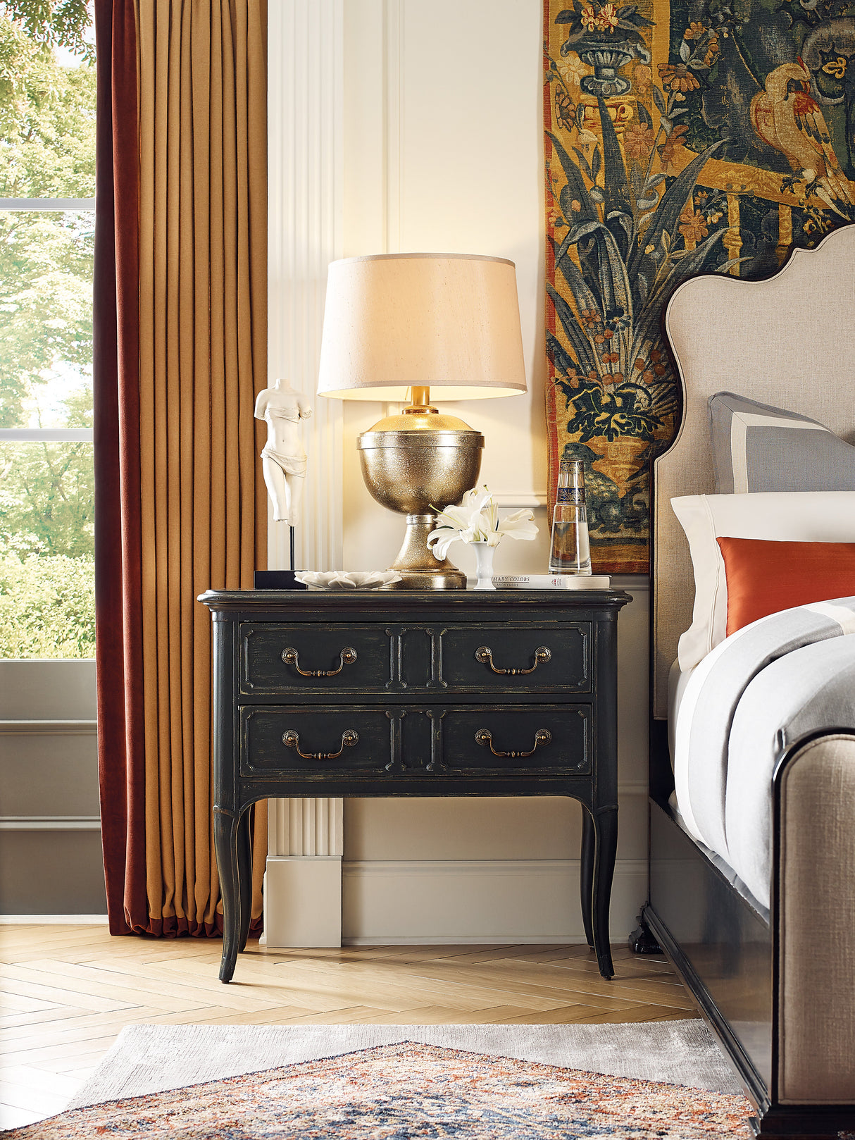 Charleston Two-Drawer Nightstand