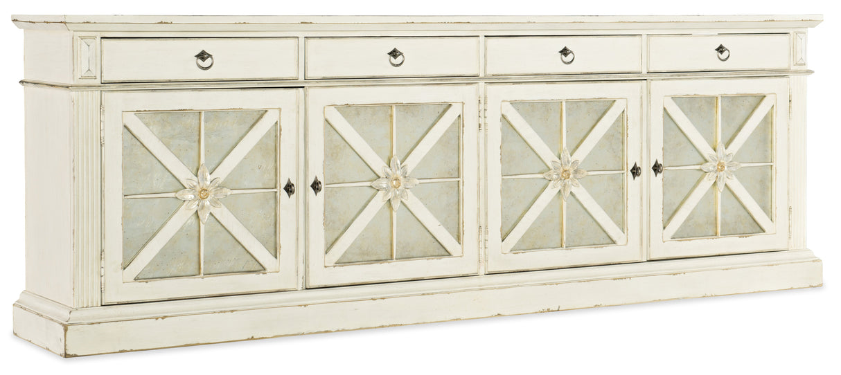 Sanctuary Grand Premier Entertainment Console Blanc