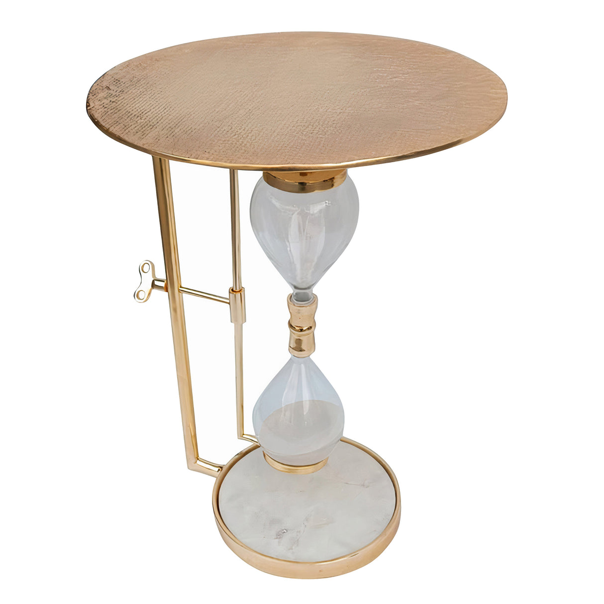 23" Chena Gold Hourglass Table