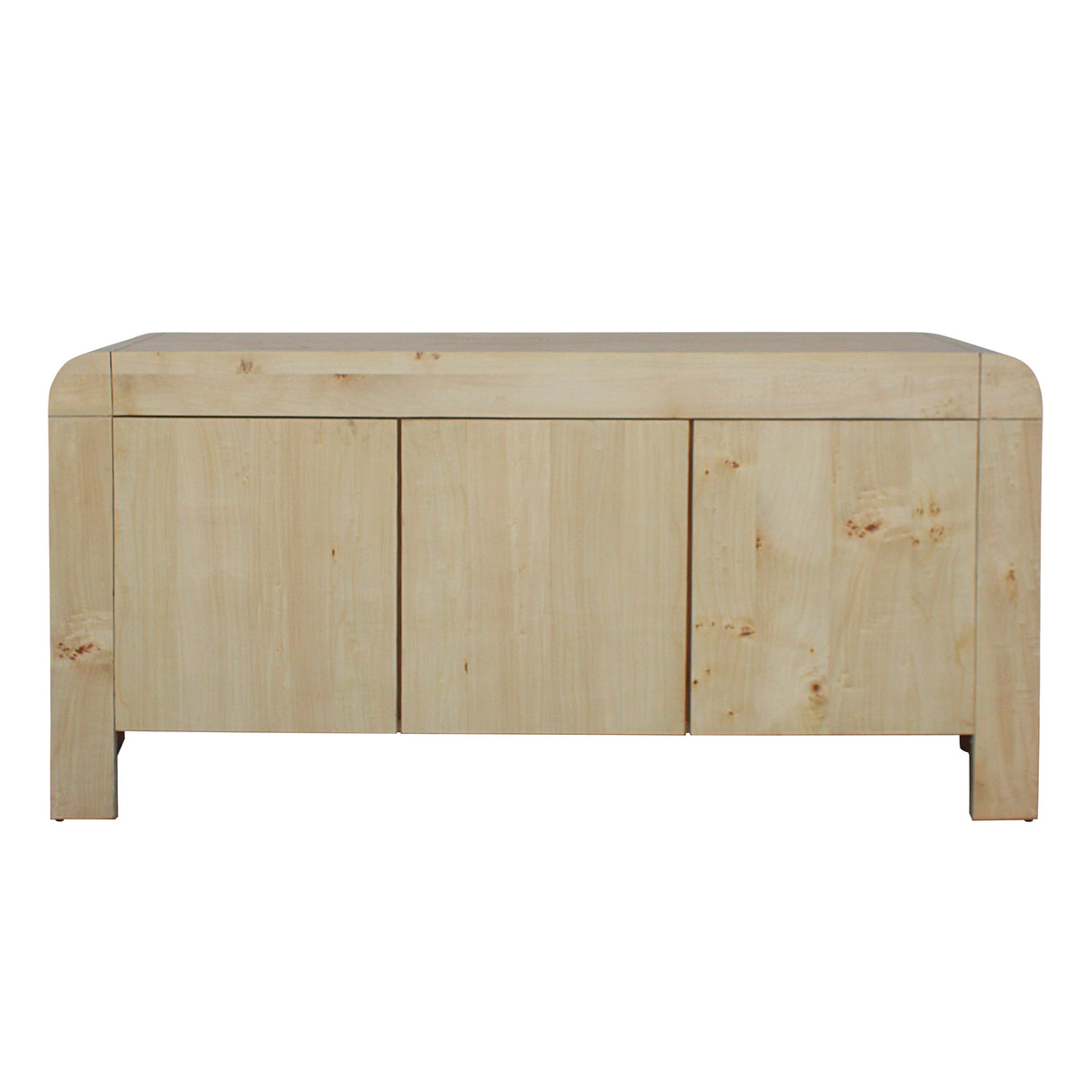 60" Burl Wood Sideboard, Natural