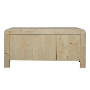 60" Burl Wood Sideboard, Natural