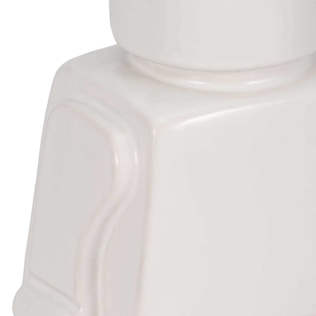 12" Lego Man Figure, White