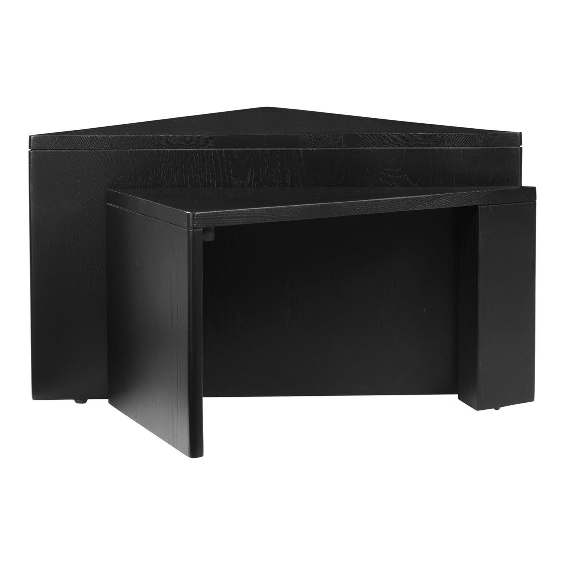 Aton Nesting Coffee Table Set Of 2 Black