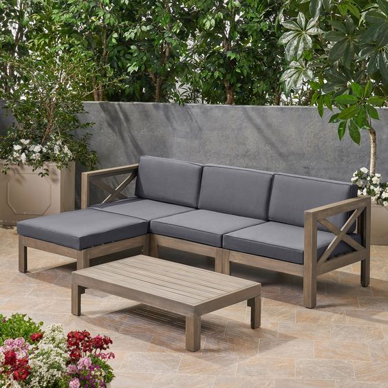 2-Piece White Outdoor Seating Whisper Set